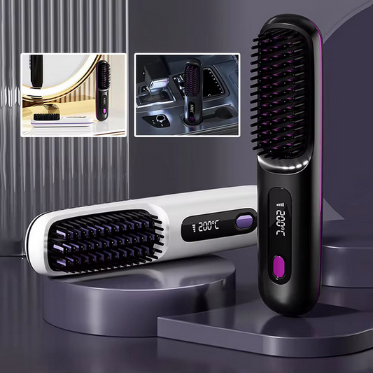 Cepillo Alisador Portátil Inalámbrico USB-C